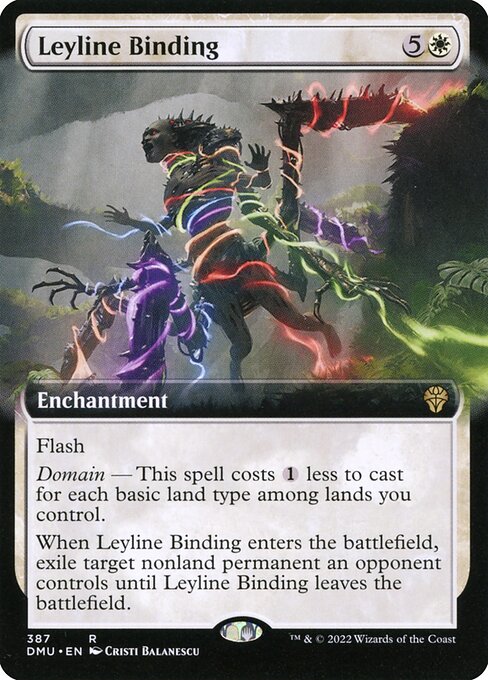 Leyline Binding (387) [Dominaria United] [Extended Art]