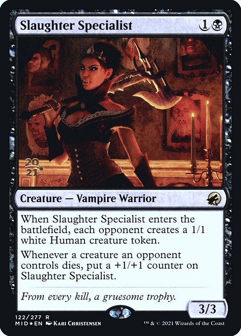 Slaughter Specialist (122s) [Innistrad: Midnight Hunt Promos]