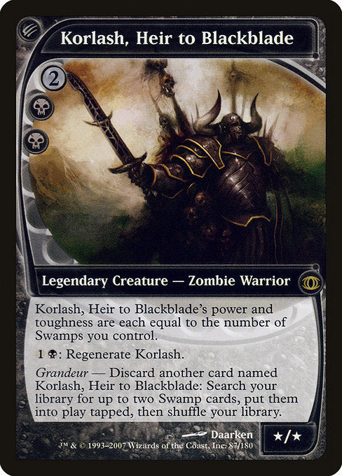 Korlash, Heir to Blackblade (87) [Future Sight]