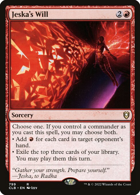 Jeska's Will (799) [Commander Legends: Battle for Baldur's Gate]