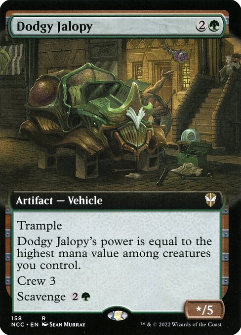 Dodgy Jalopy (158) [New Capenna Commander] [Extended Art]