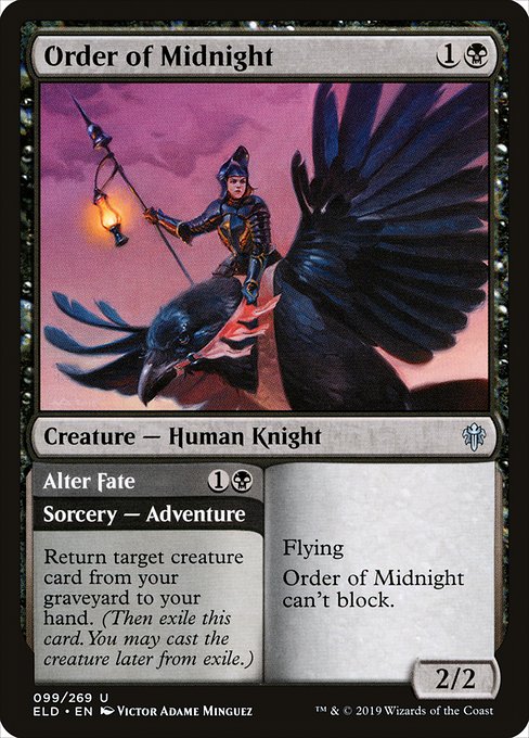 Order of Midnight // Alter Fate (99) [Throne of Eldraine]