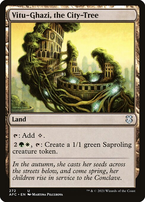 Vitu-Ghazi, the City-Tree (272) [Forgotten Realms Commander]