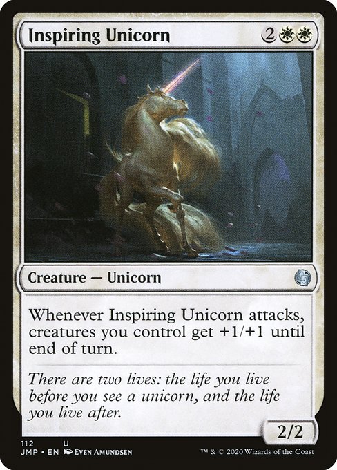 Inspiring Unicorn (112) [Jumpstart]
