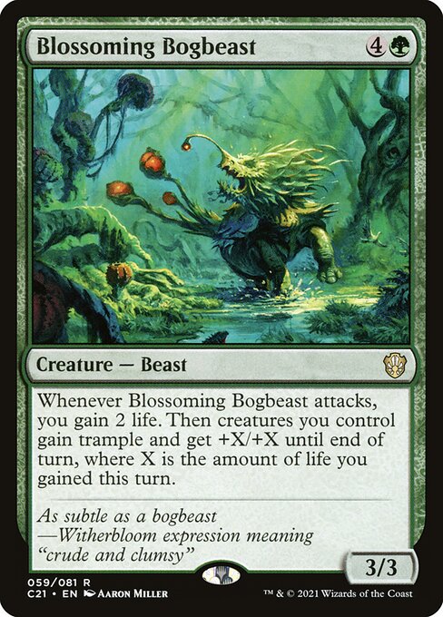 Blossoming Bogbeast (59) [Commander 2021]