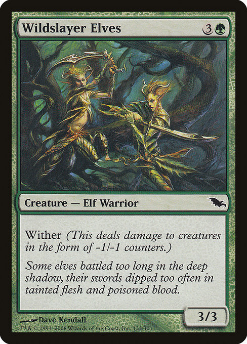 Wildslayer Elves (133) [Shadowmoor]