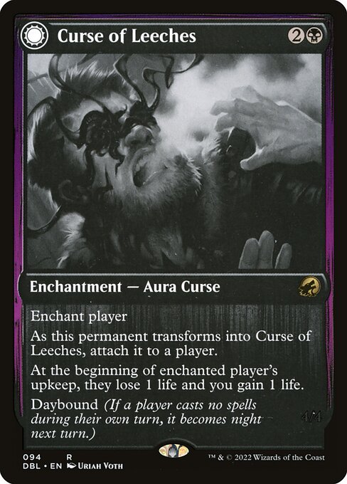 Curse of Leeches // Leeching Lurker (94) [Innistrad: Double Feature]
