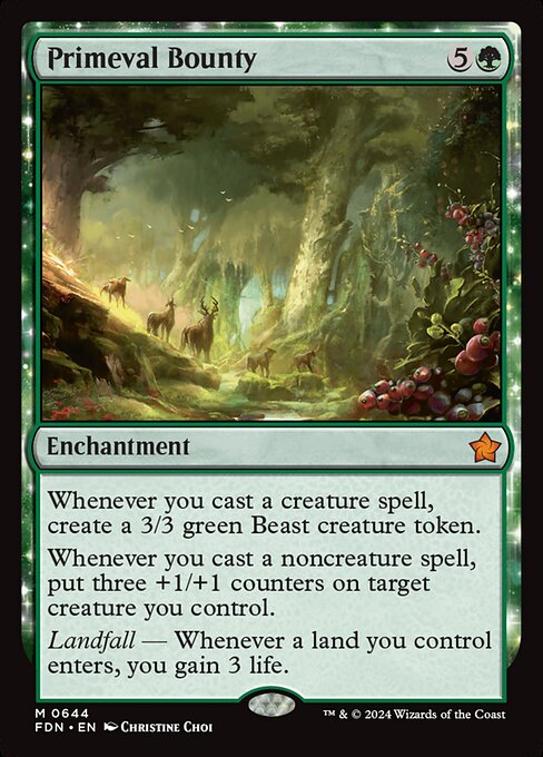 Primeval Bounty (644) [Foundations]