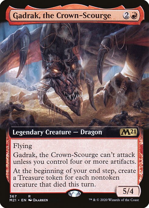 Gadrak, the Crown-Scourge (367) [Core Set 2021] [Extended Art]