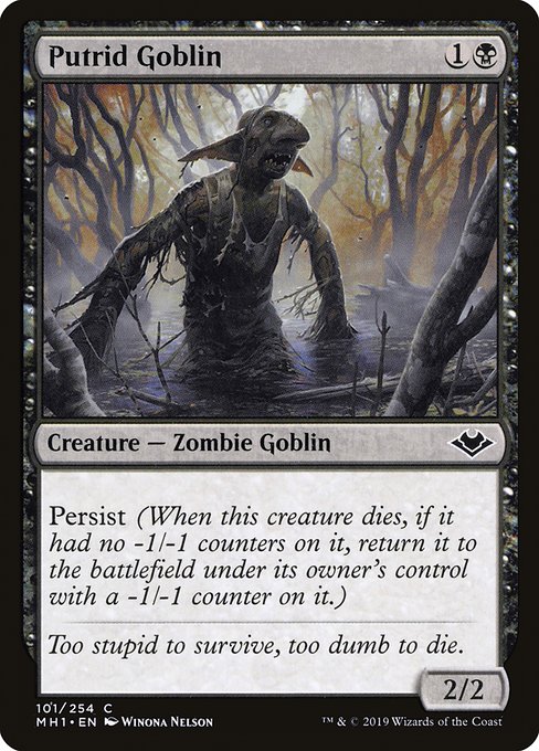Putrid Goblin (101) [Modern Horizons]
