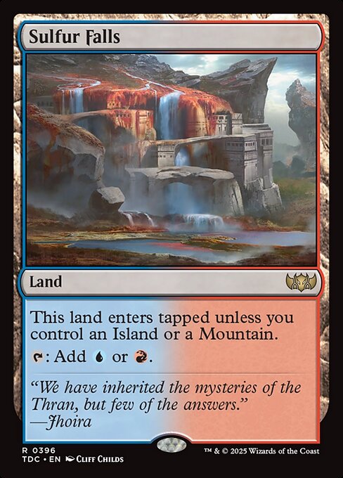 Sulfur Falls (396) [Tarkir: Dragonstorm Commander]