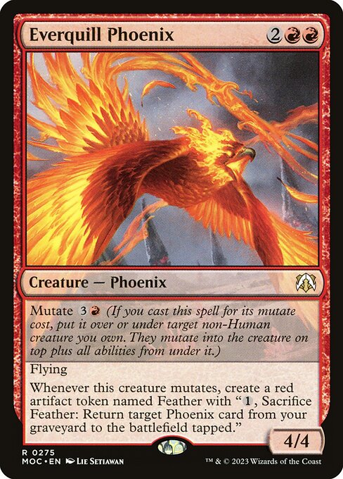 Everquill Phoenix (275) [March of the Machine Commander]