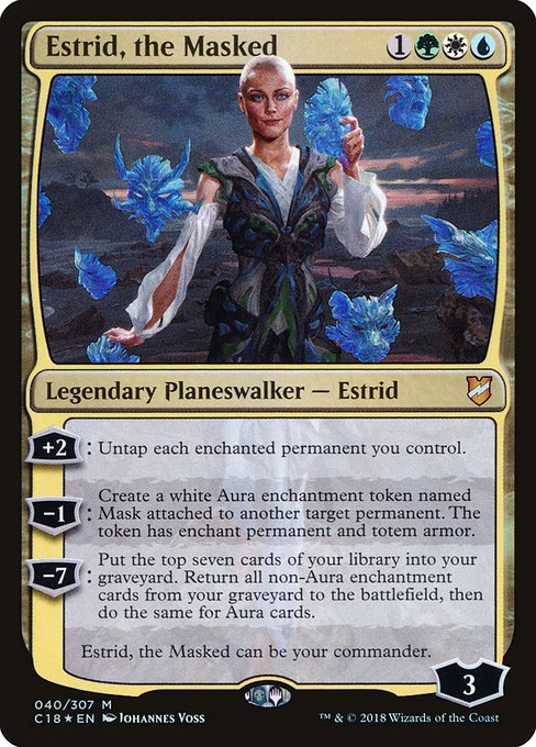 Estrid, the Masked (40) [Commander 2018]
