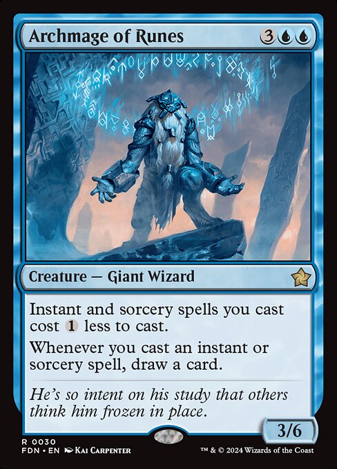 Archmage of Runes (30) [Foundations]