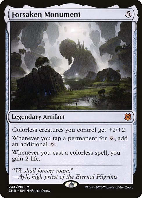Forsaken Monument (244) [Zendikar Rising]