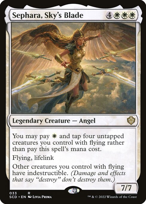 Sephara, Sky's Blade (33) [Starter Commander Decks]