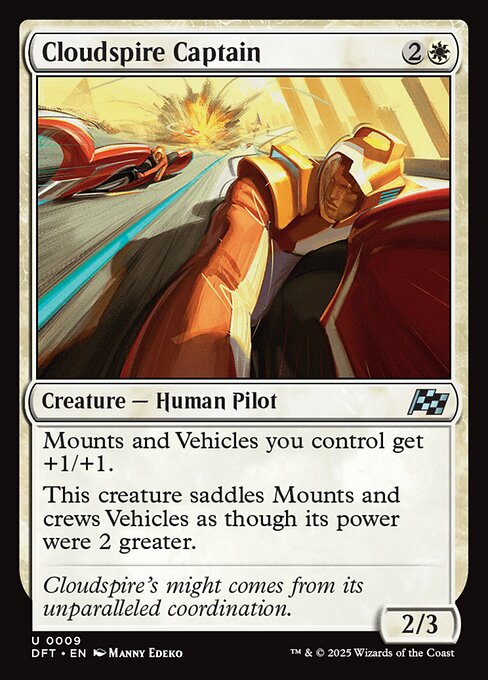 Cloudspire Captain (9) [Aetherdrift]
