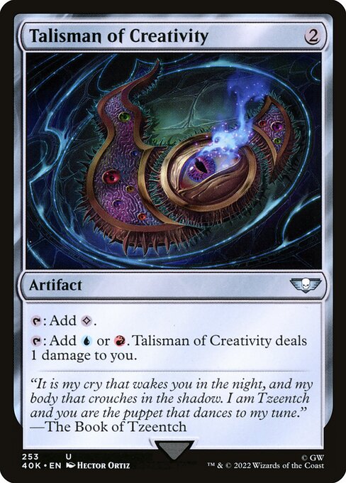 Talisman of Creativity (253) [Warhammer 40,000 Commander]