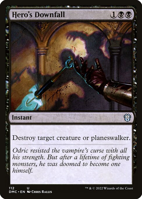 Hero's Downfall (112) [Dominaria United Commander]