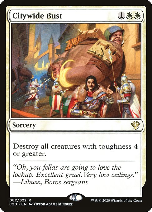 Citywide Bust (82) [Commander 2020]