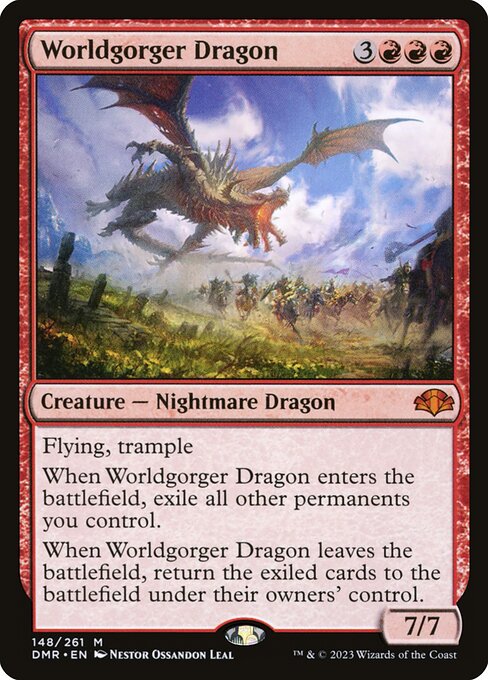 Worldgorger Dragon (148) [Dominaria Remastered]