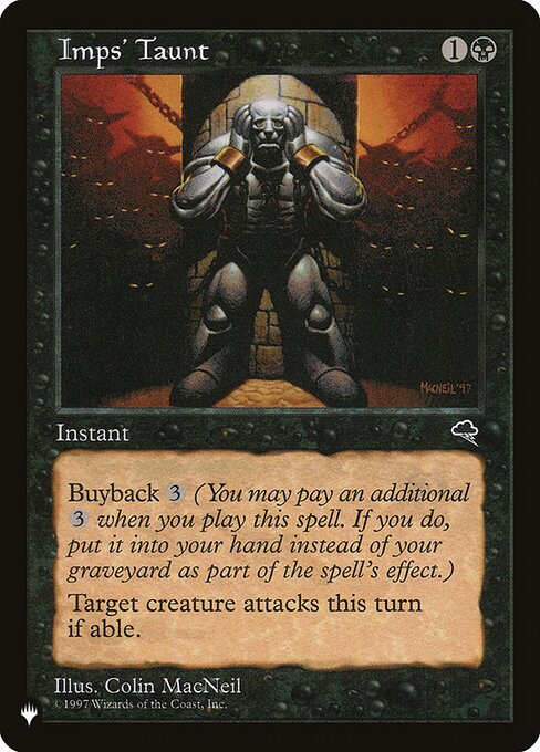 Imps' Taunt (TMP-138) [The List]