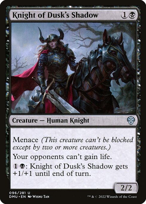Knight of Dusk's Shadow (96) [Dominaria United]