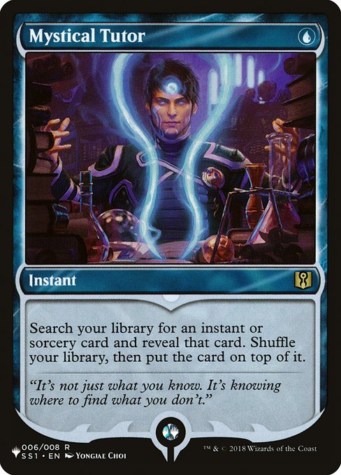 Mystical Tutor (SS1-6) [The List]