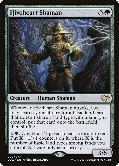 Hiveheart Shaman (202) [Innistrad: Crimson Vow]