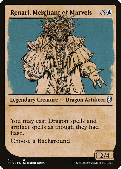 Renari, Merchant of Marvels (386) [Commander Legends: Battle for Baldur's Gate] [Showcase]