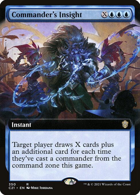 Commander's Insight (350) [Commander 2021] [Extended Art]