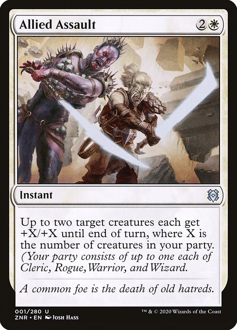 Allied Assault (1) [Zendikar Rising]