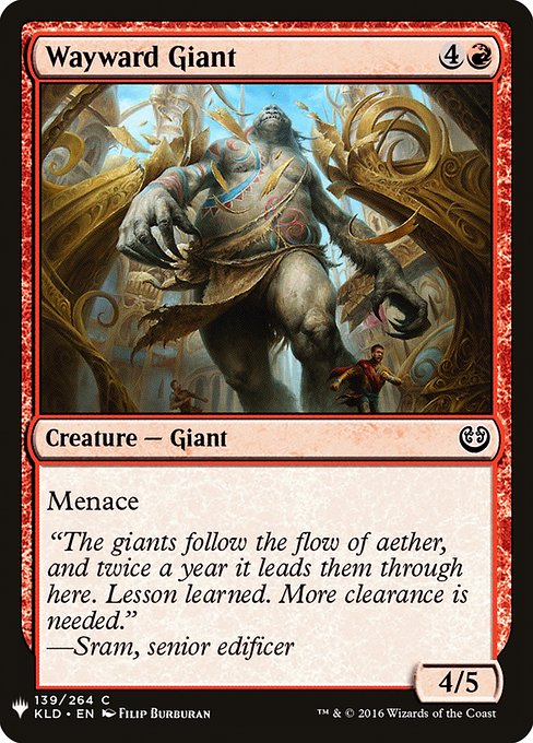 Wayward Giant (KLD-139) [The List]