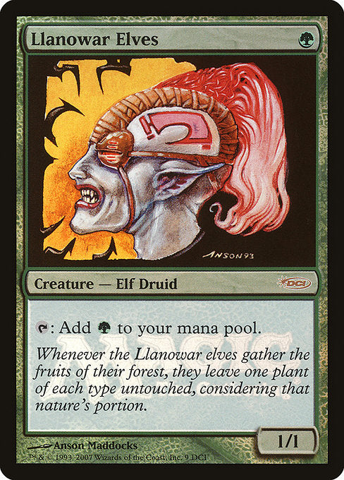 Llanowar Elves (9) [DCI Promos]