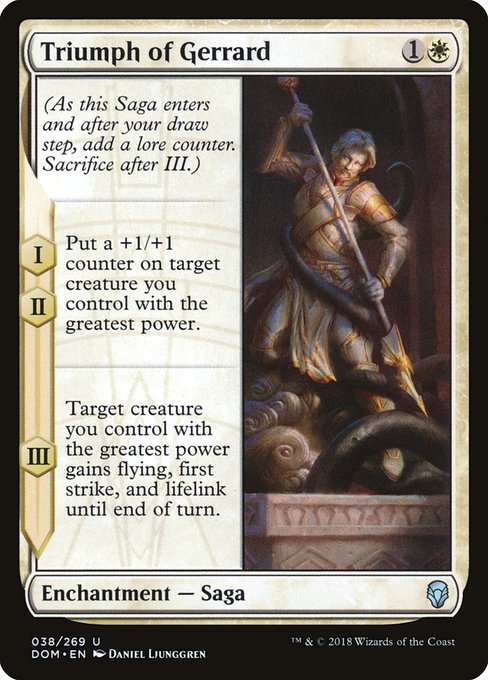 Triumph of Gerrard (38) [Dominaria]