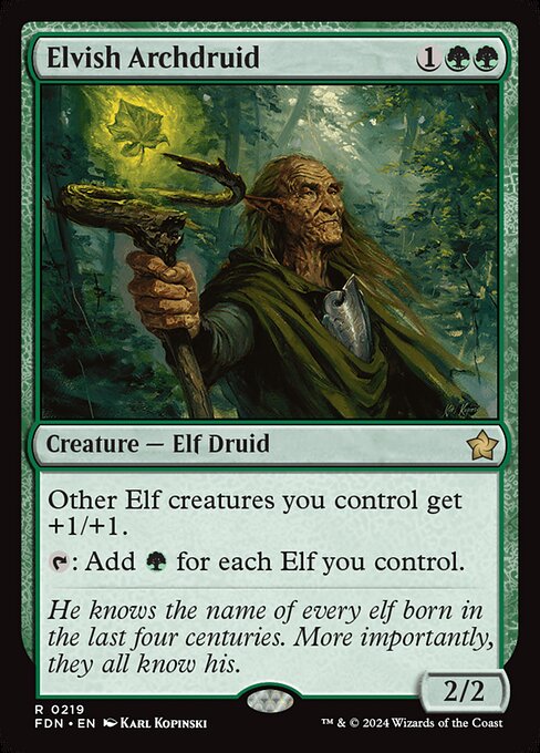 Elvish Archdruid (219) [Foundations]