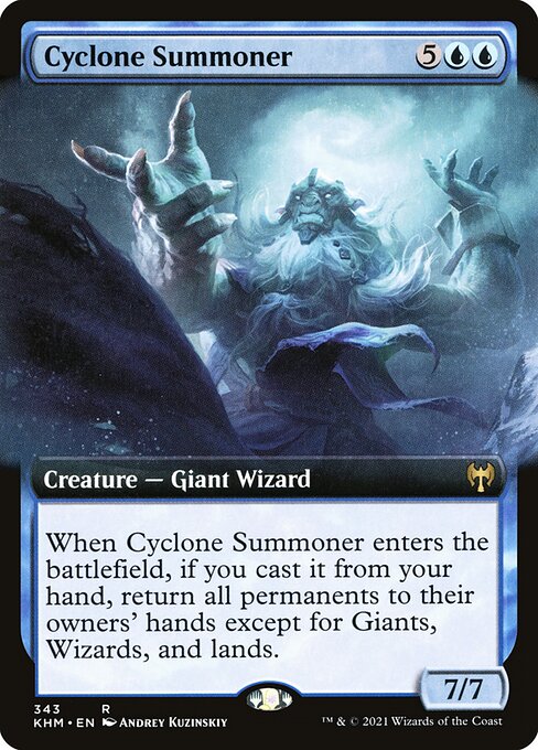 Cyclone Summoner (343) [Kaldheim] [Extended Art]