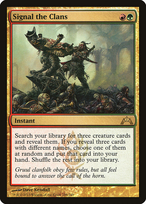 Signal the Clans (194) [Gatecrash]