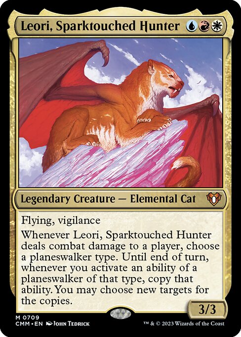 Leori, Sparktouched Hunter (709) [Commander Masters]