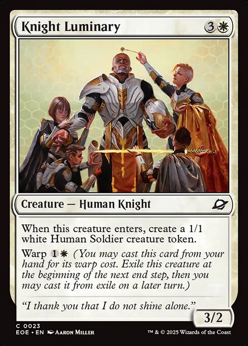 Knight Luminary (23) [Edge of Eternities]