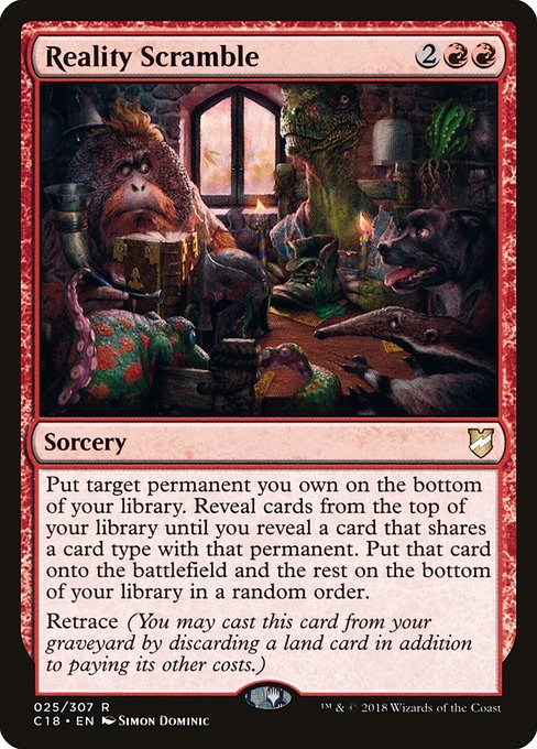 Reality Scramble (25) [Commander 2018]