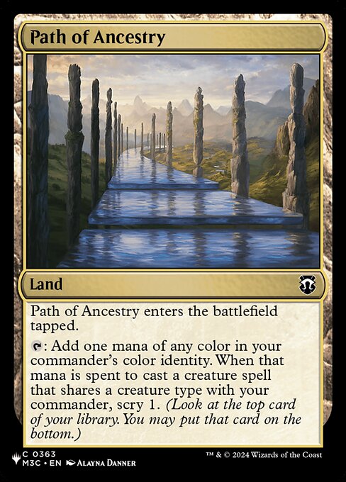 Path of Ancestry (M3C-363) [The List]