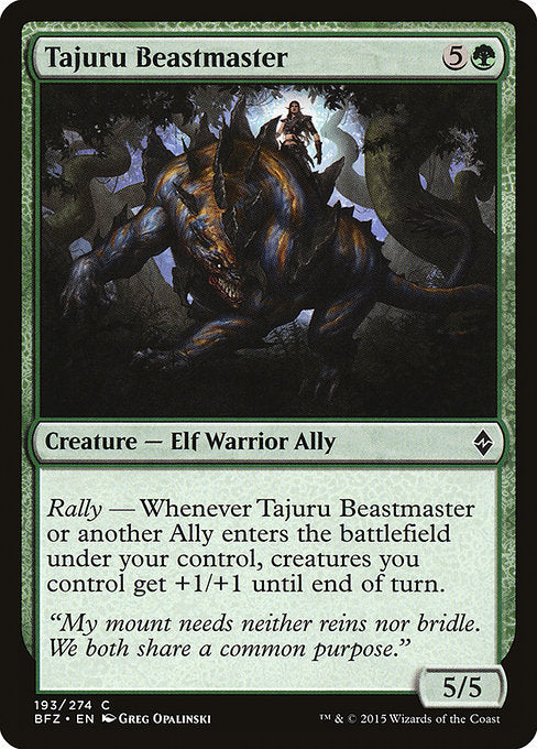Tajuru Beastmaster (193) [Battle for Zendikar]