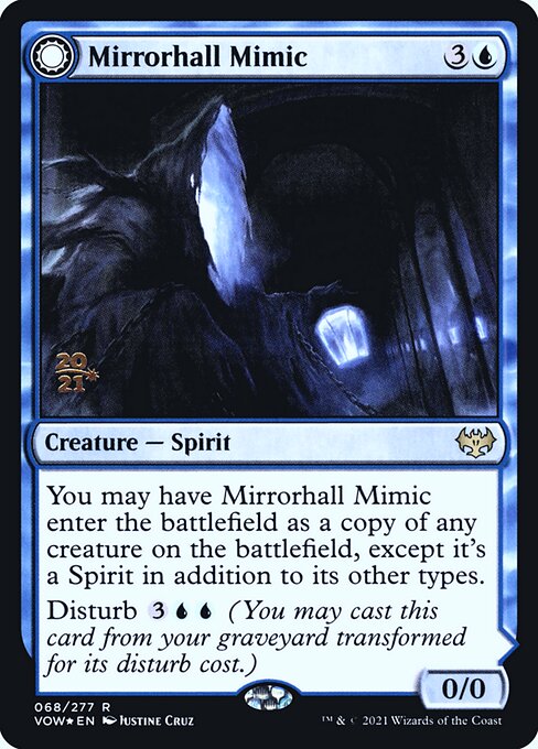 Mirrorhall Mimic // Ghastly Mimicry (68s) [Innistrad: Crimson Vow Promos]