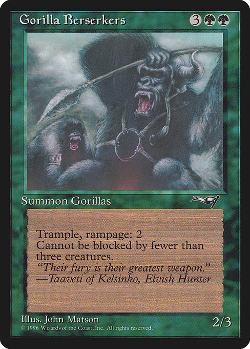 Gorilla Berserkers (93a) [Alliances]