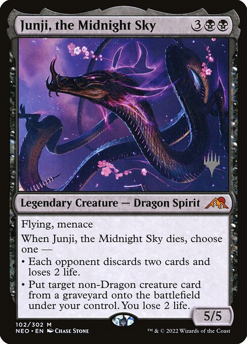 Junji, the Midnight Sky (102p) [Kamigawa: Neon Dynasty Promos]