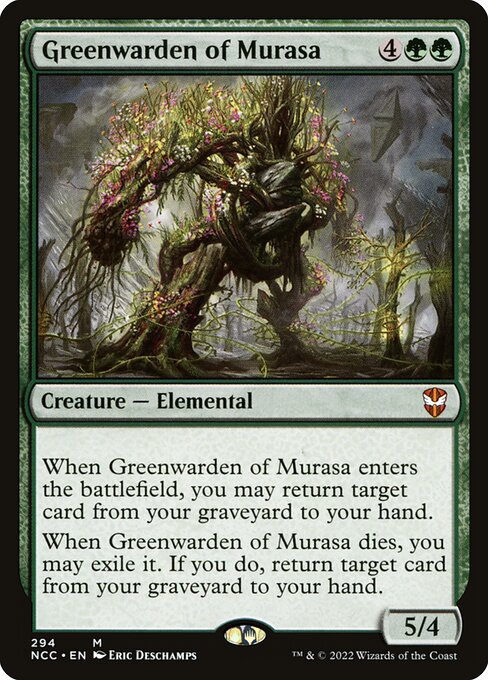 Greenwarden of Murasa (294) [New Capenna Commander]