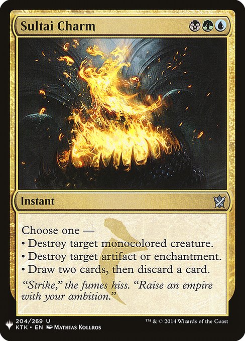 Sultai Charm (KTK-204) [The List]