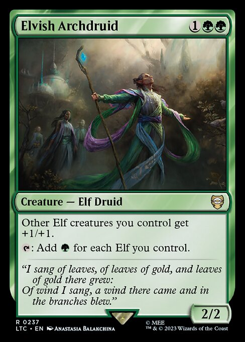 Elvish Archdruid (237) [Tales of Middle-earth Commander]