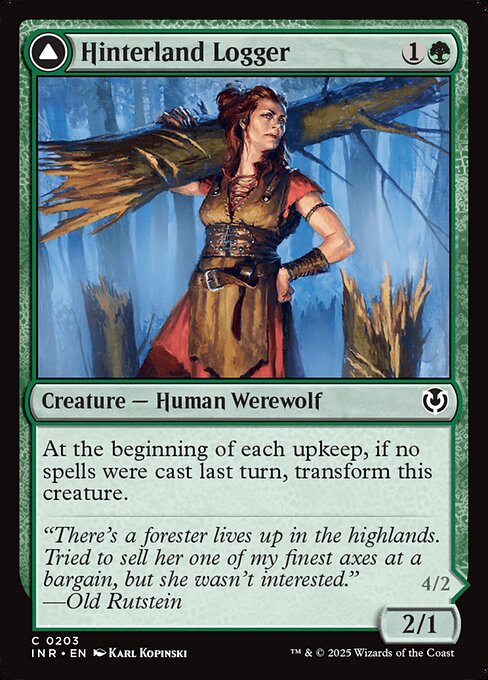Hinterland Logger // Timber Shredder (203) [Innistrad Remastered]